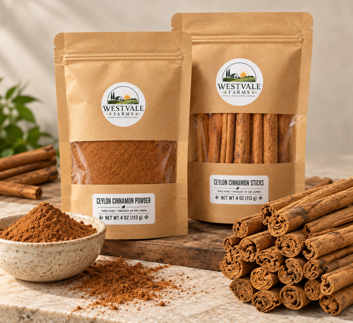 Ceylon cinnamon & Ceylon tea from Sri Lanka